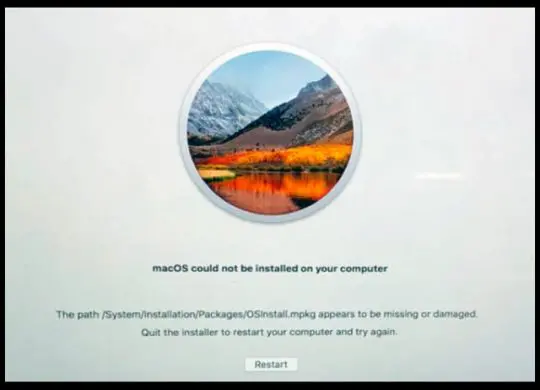 macOS Could Not Be Installed, How-To Fix